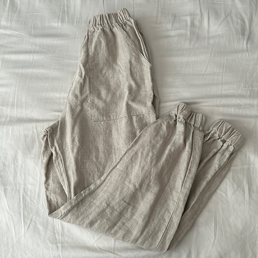 Hackwith design house pants casual size XS linen